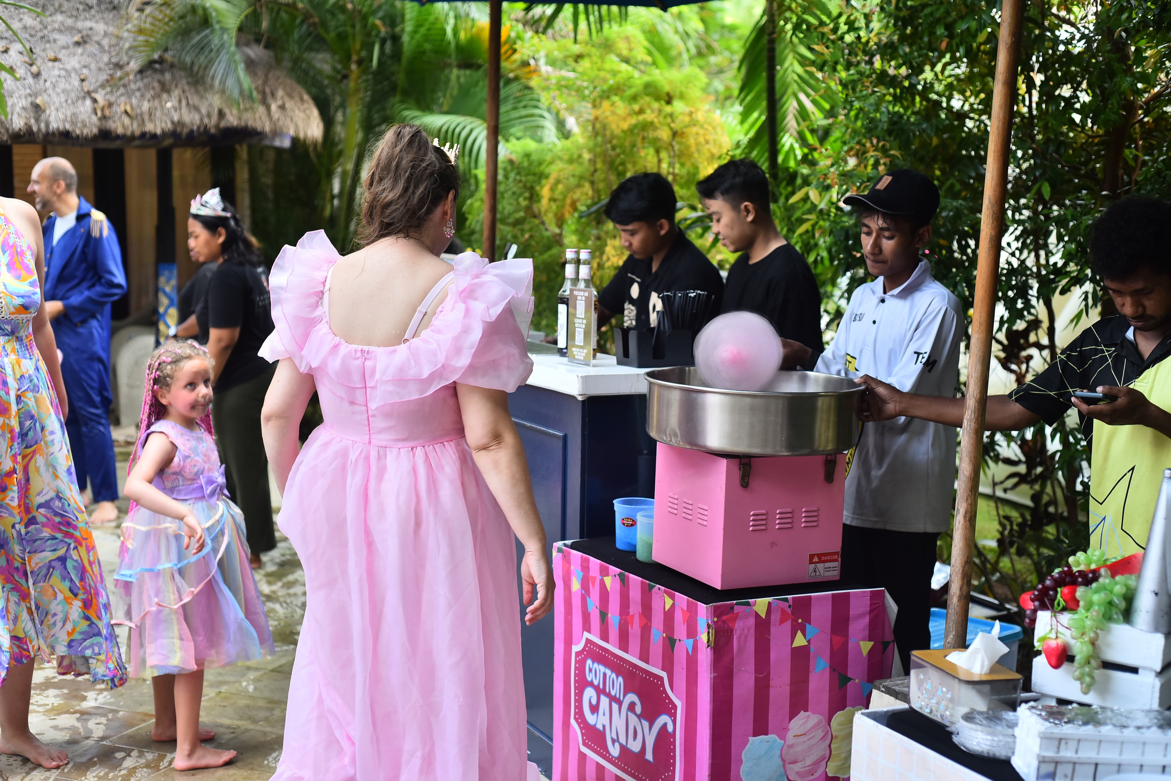 Kids party at a Bali villa