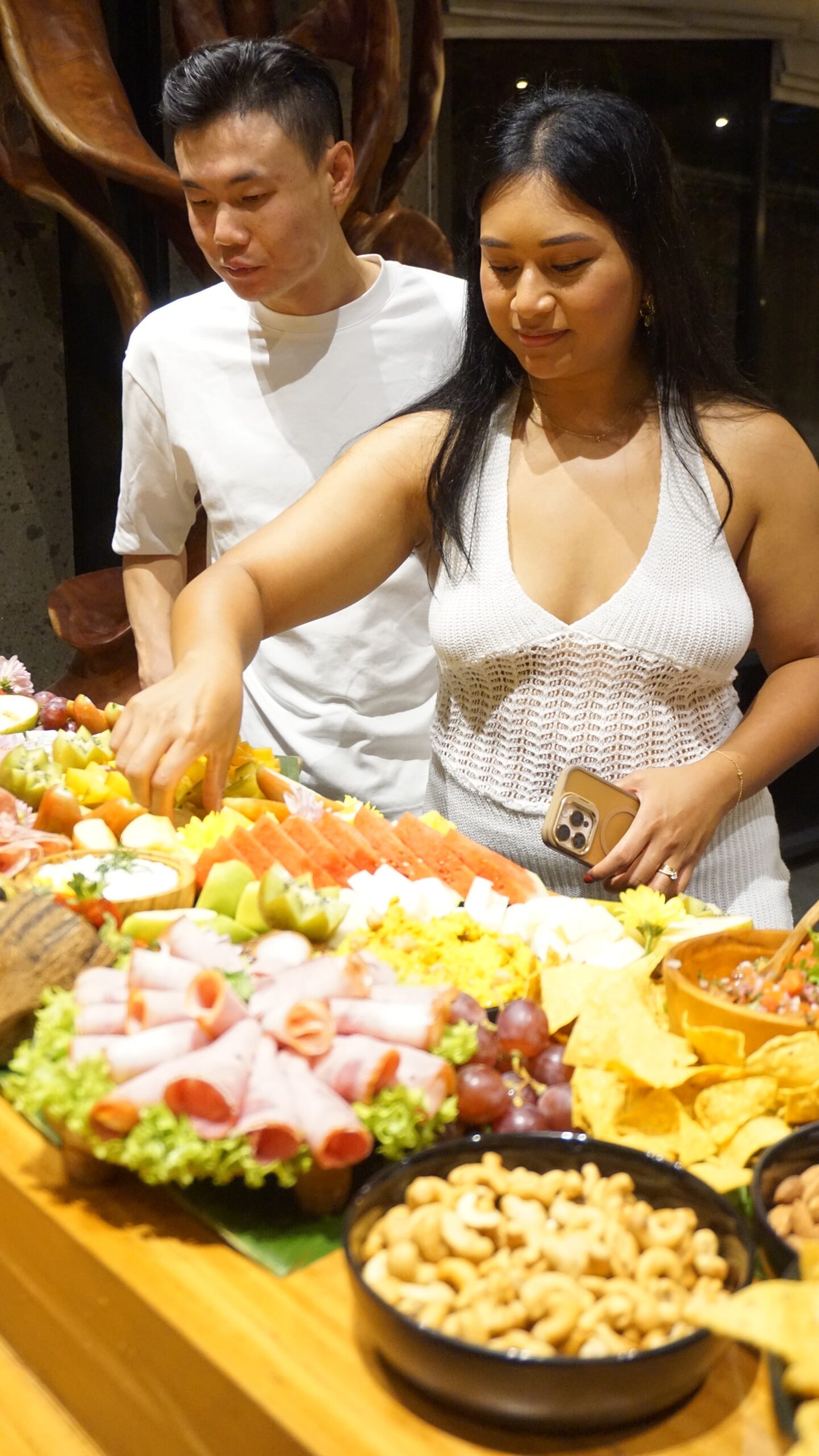 Professional bar setup for a birthday party in Bali